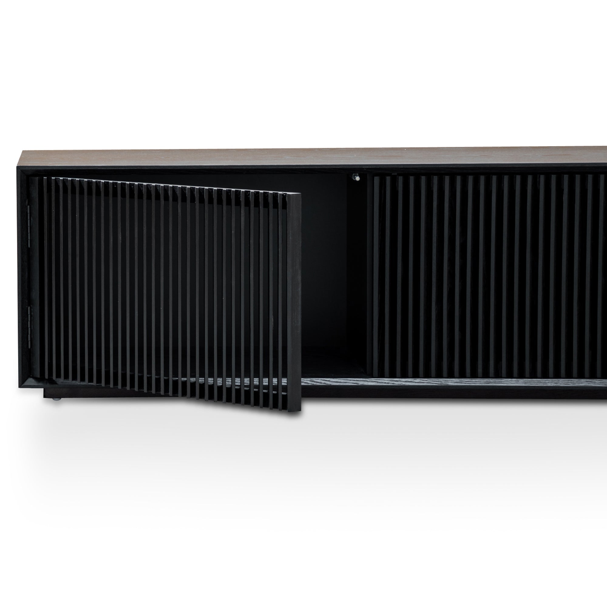 2m Entertainment TV Unit - Black Veneer - image 10