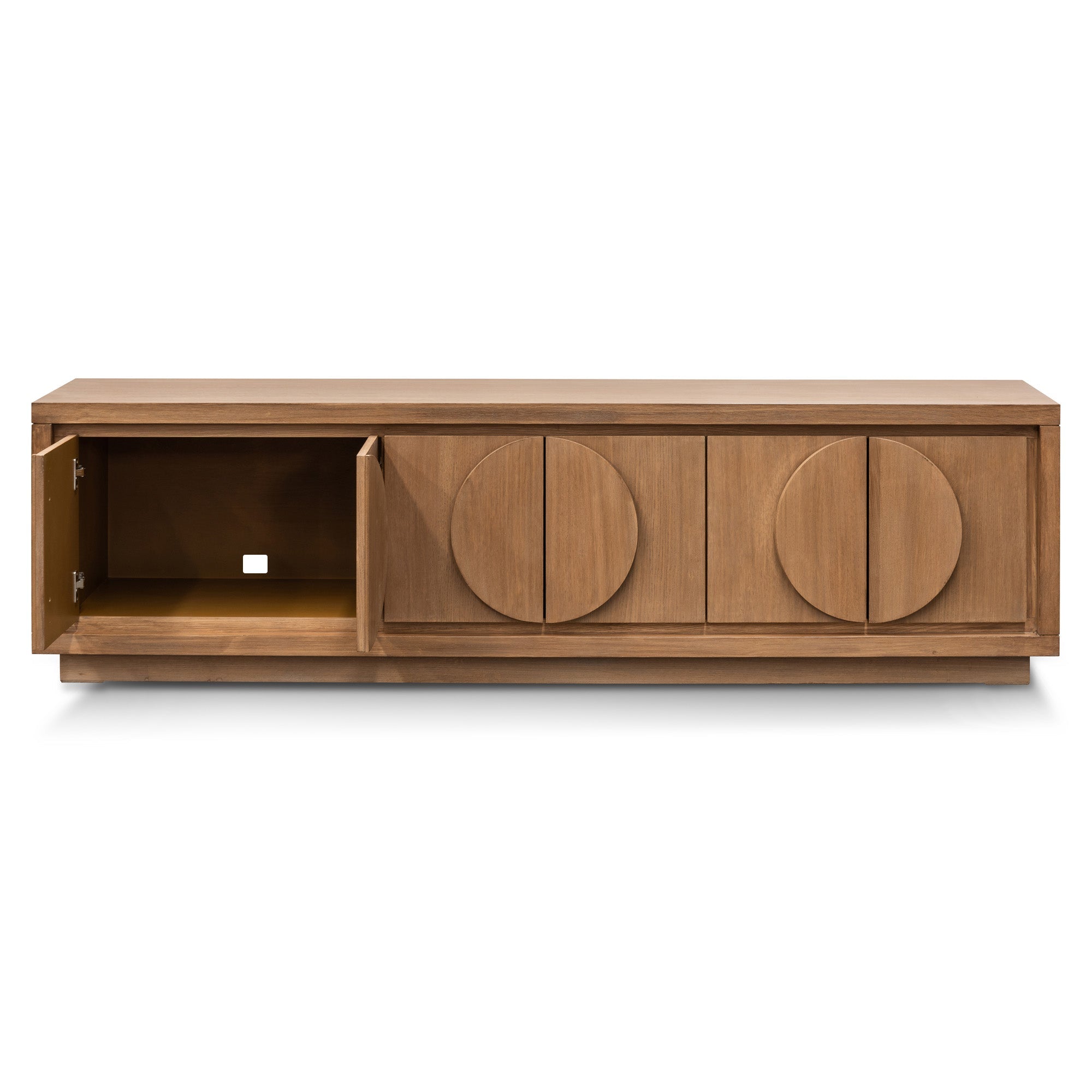 2m Entertainment TV Unit - Dusty oak - image 4