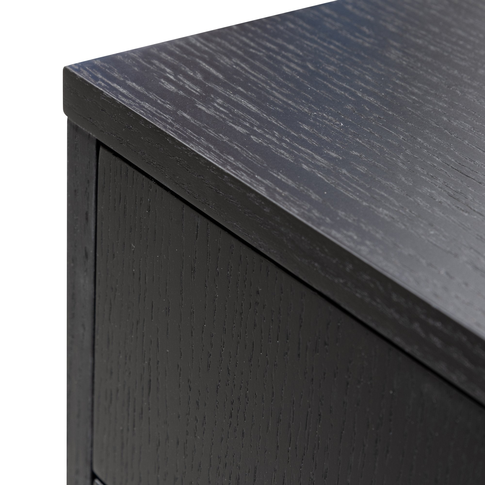 2.1m TV Unit - Full Black