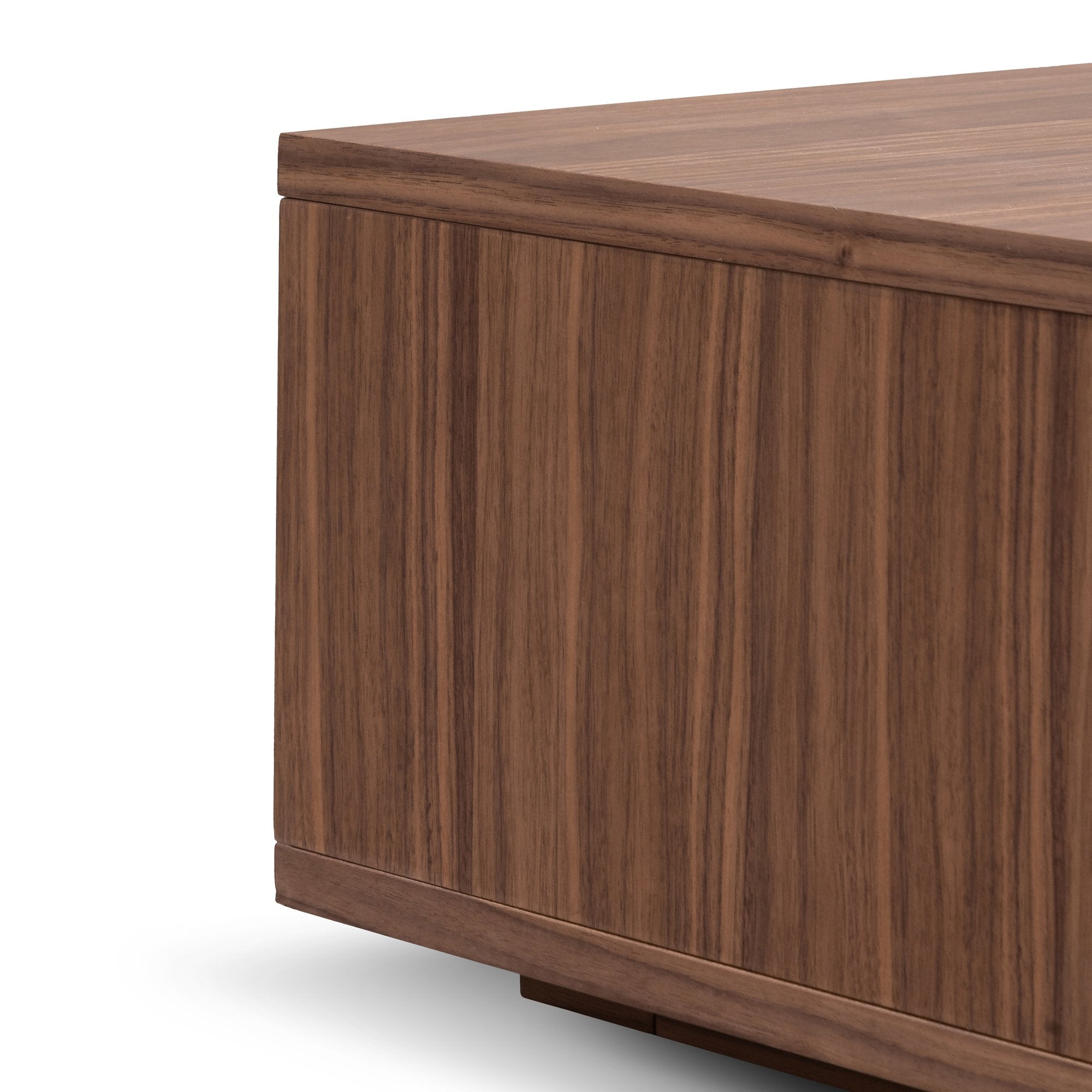 Extendable Entertainment TV Unit - Walnut