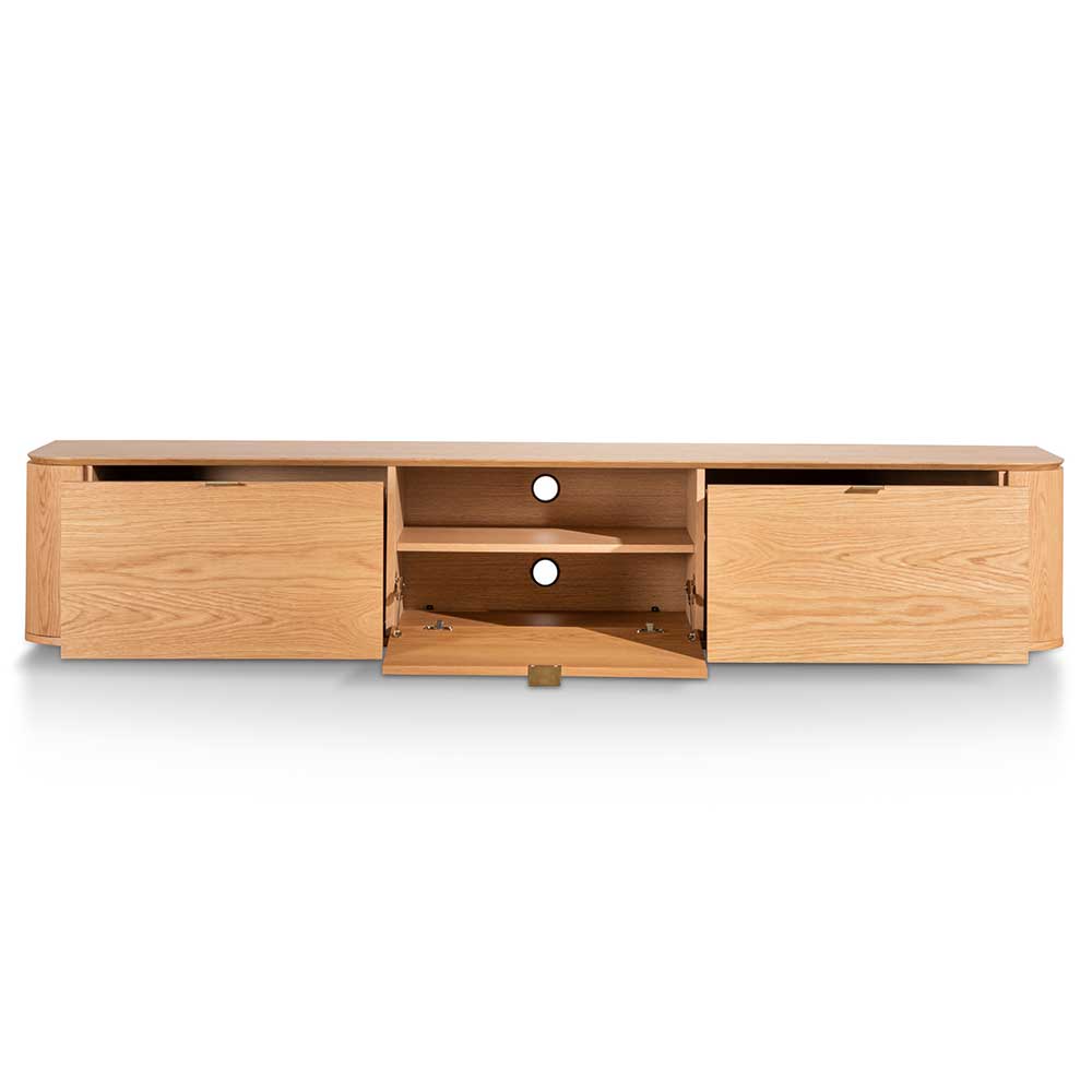 2.4 TV Entertainment Unit - Natural Oak