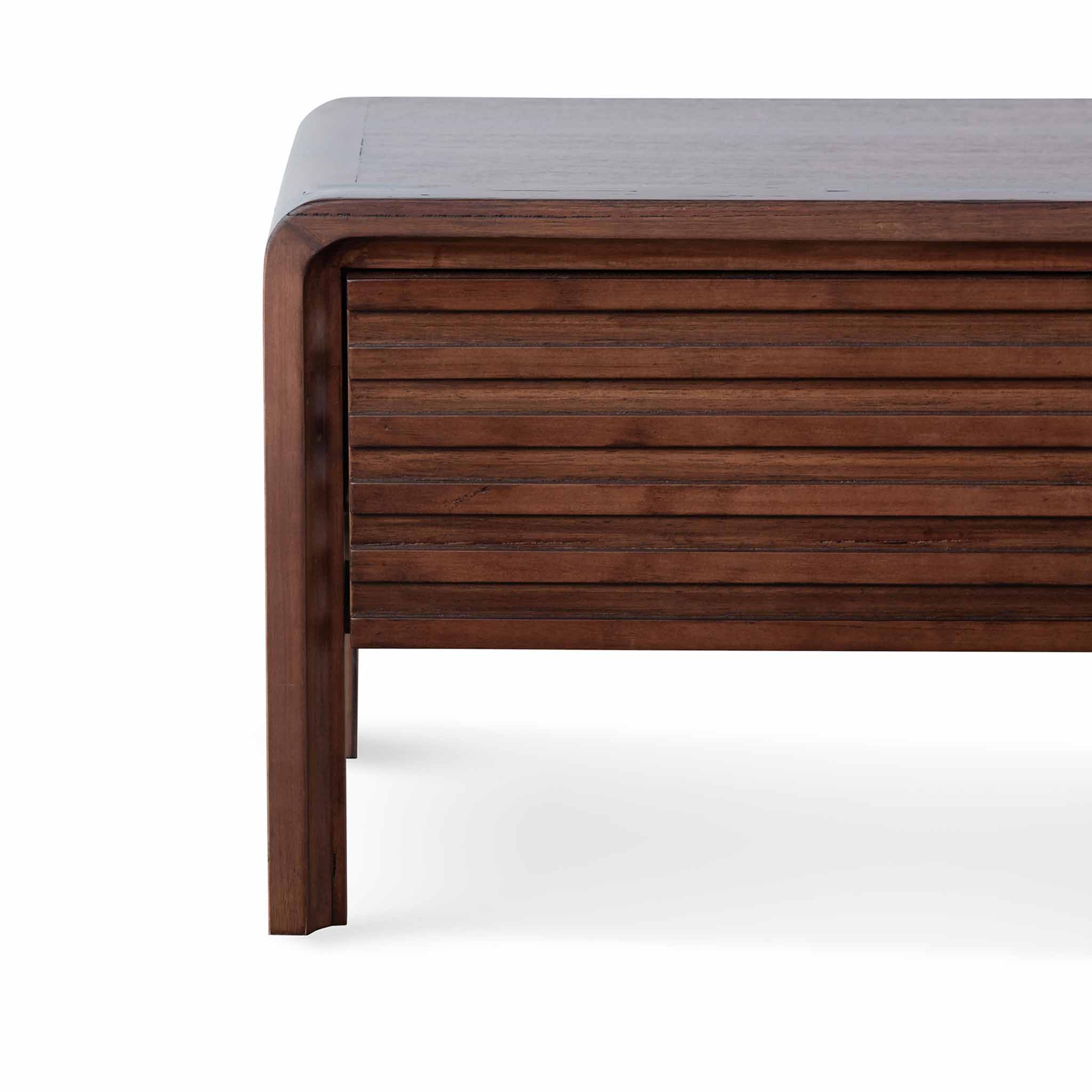 2.2m TV Entertainment Unit - Walnut