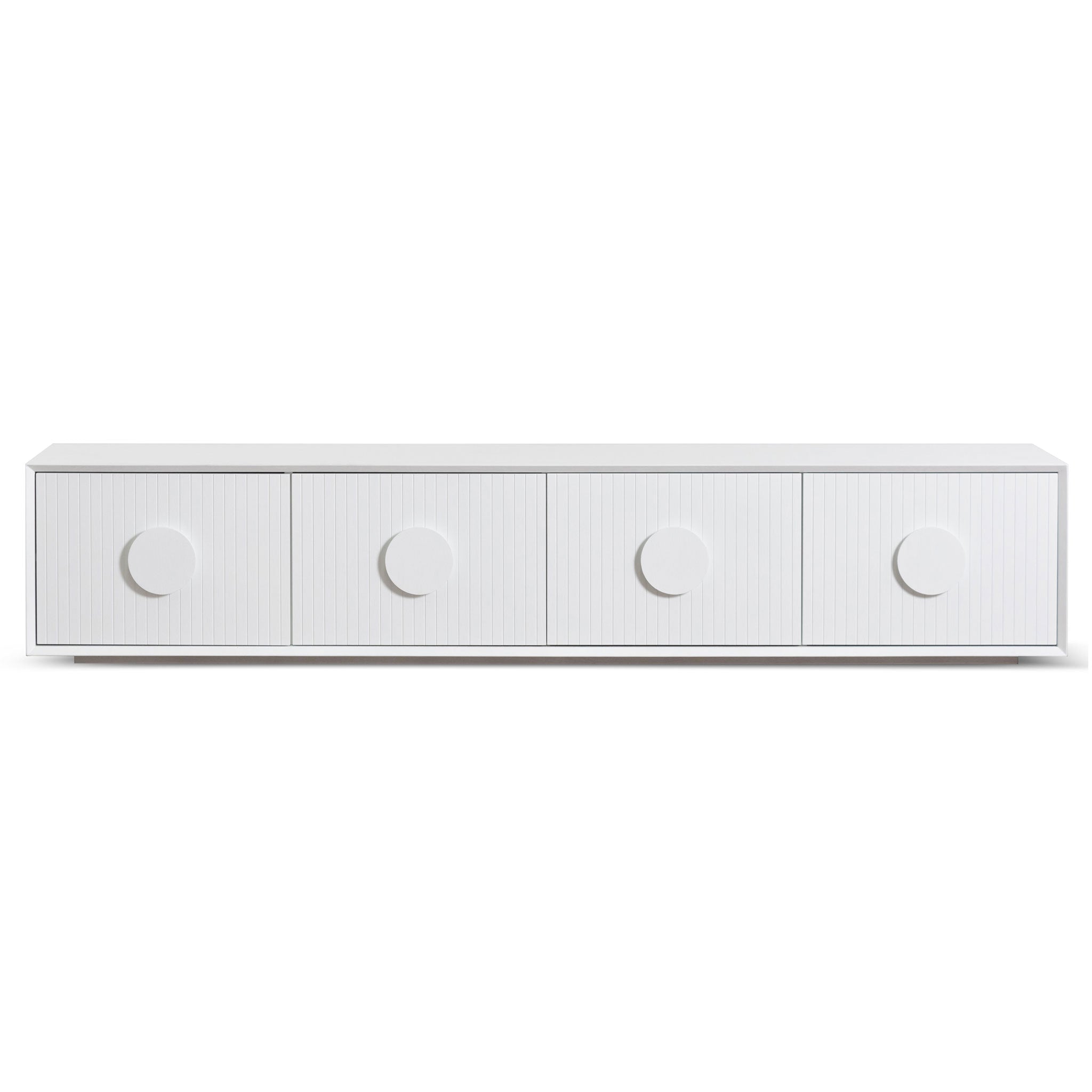 CTV6696-CN 2.3m Wooden Entertainment TV Unit - White