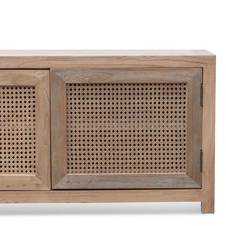 Villads TV Entertainment Unit with Rattan Doors