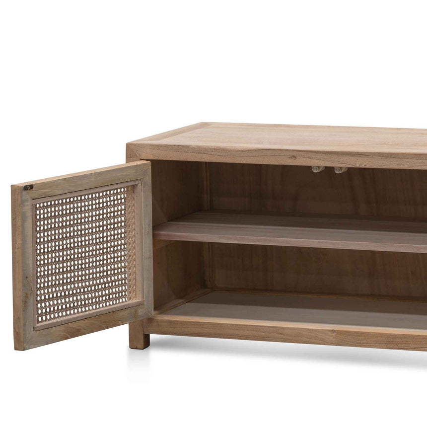 Villads TV Entertainment Unit with Rattan Doors