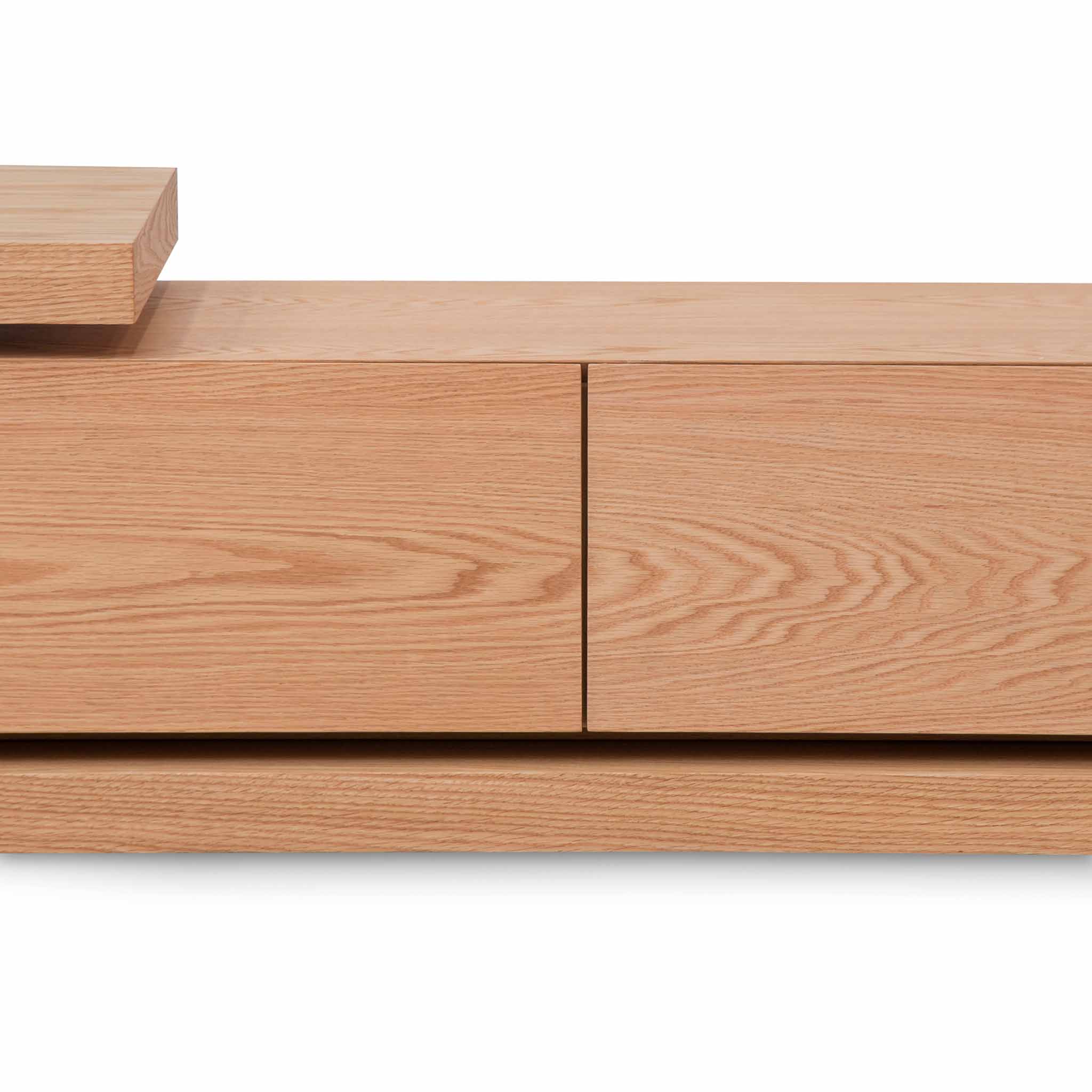 CTV8230-BB Extendable TV Entertainment Unit - Natural