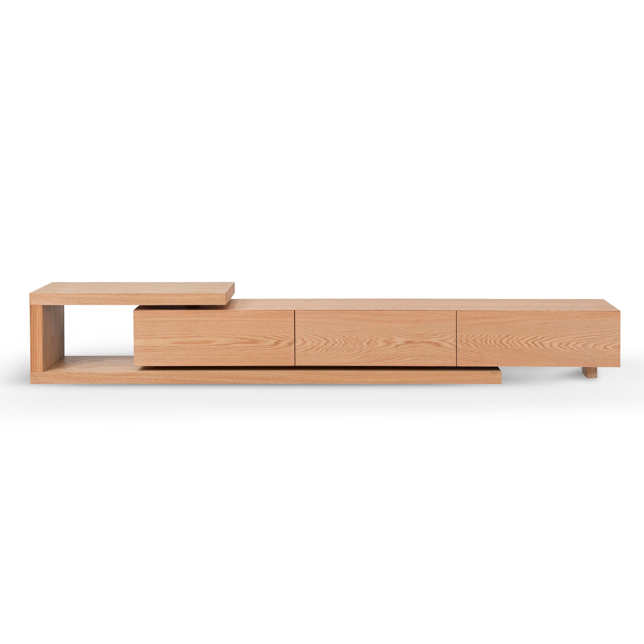 Extendable TV Entertainment Unit - Natural