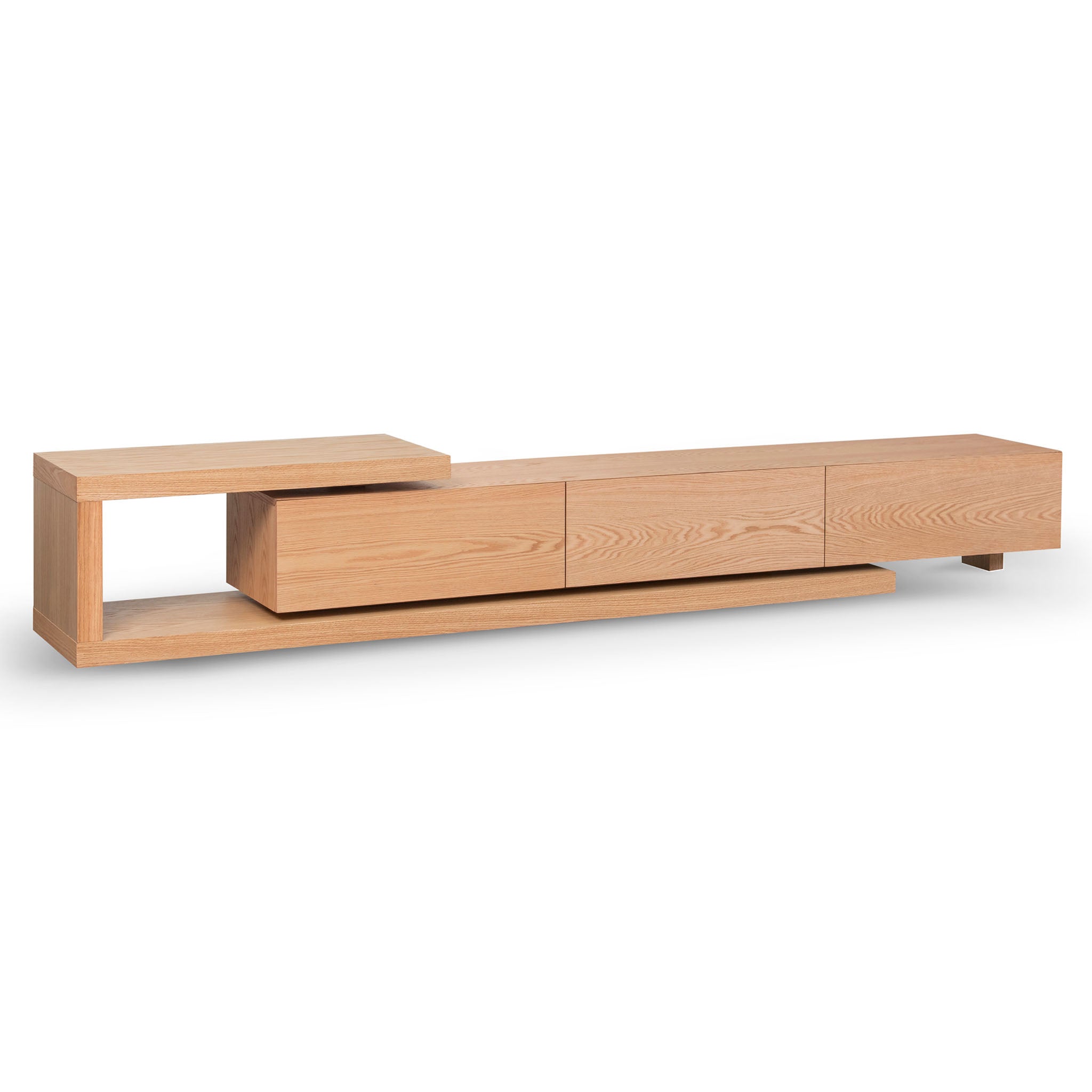 Extendable TV Entertainment Unit - Natural - image 3