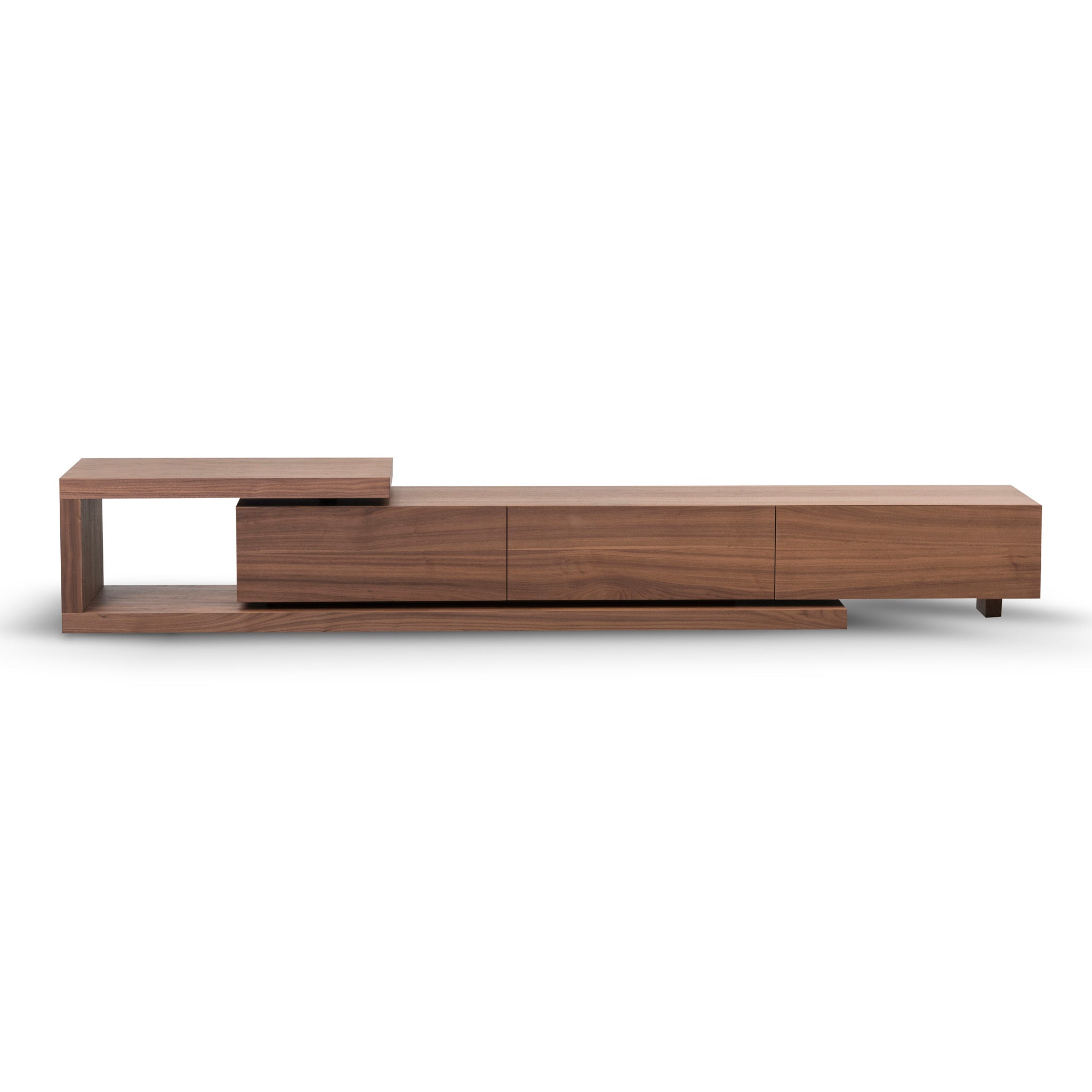 Extendable TV Entertainment Unit - Walnut - image 2