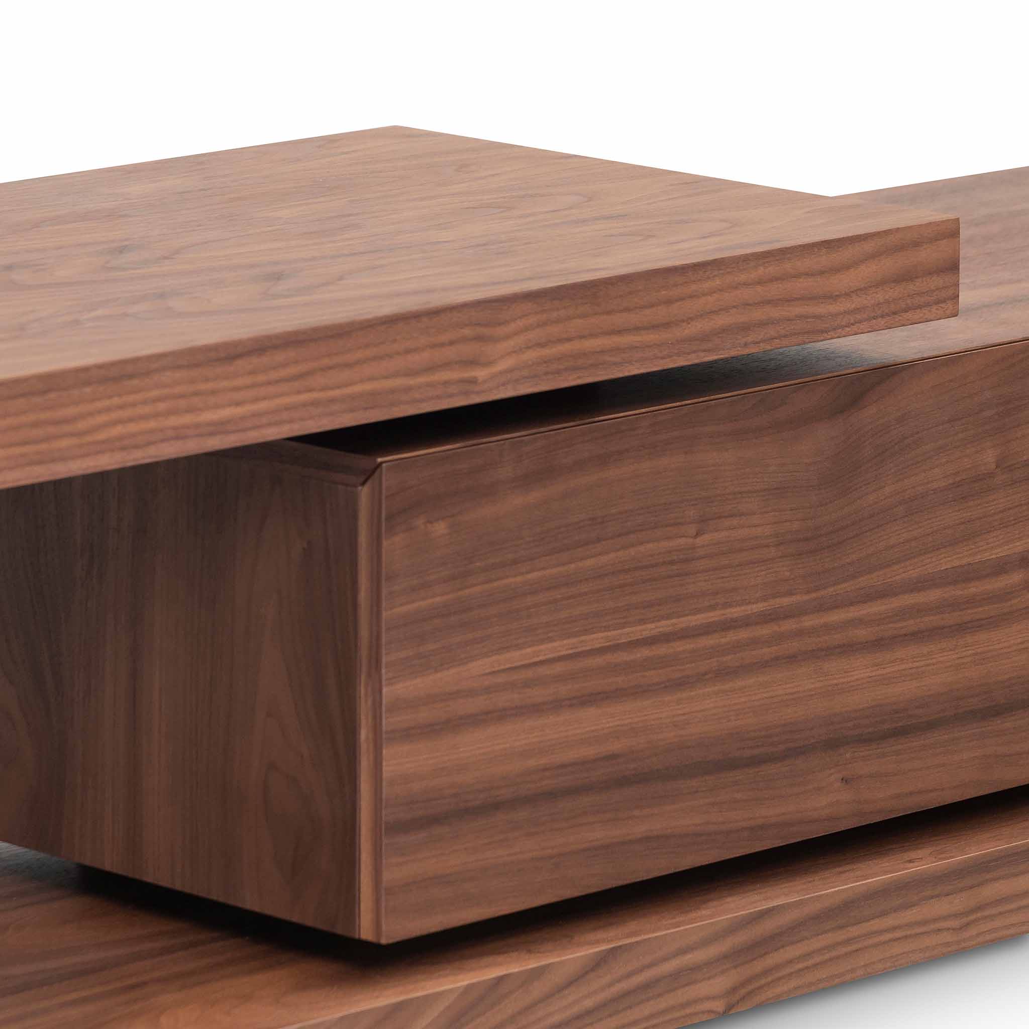 Extendable TV Entertainment Unit - Walnut - image 7