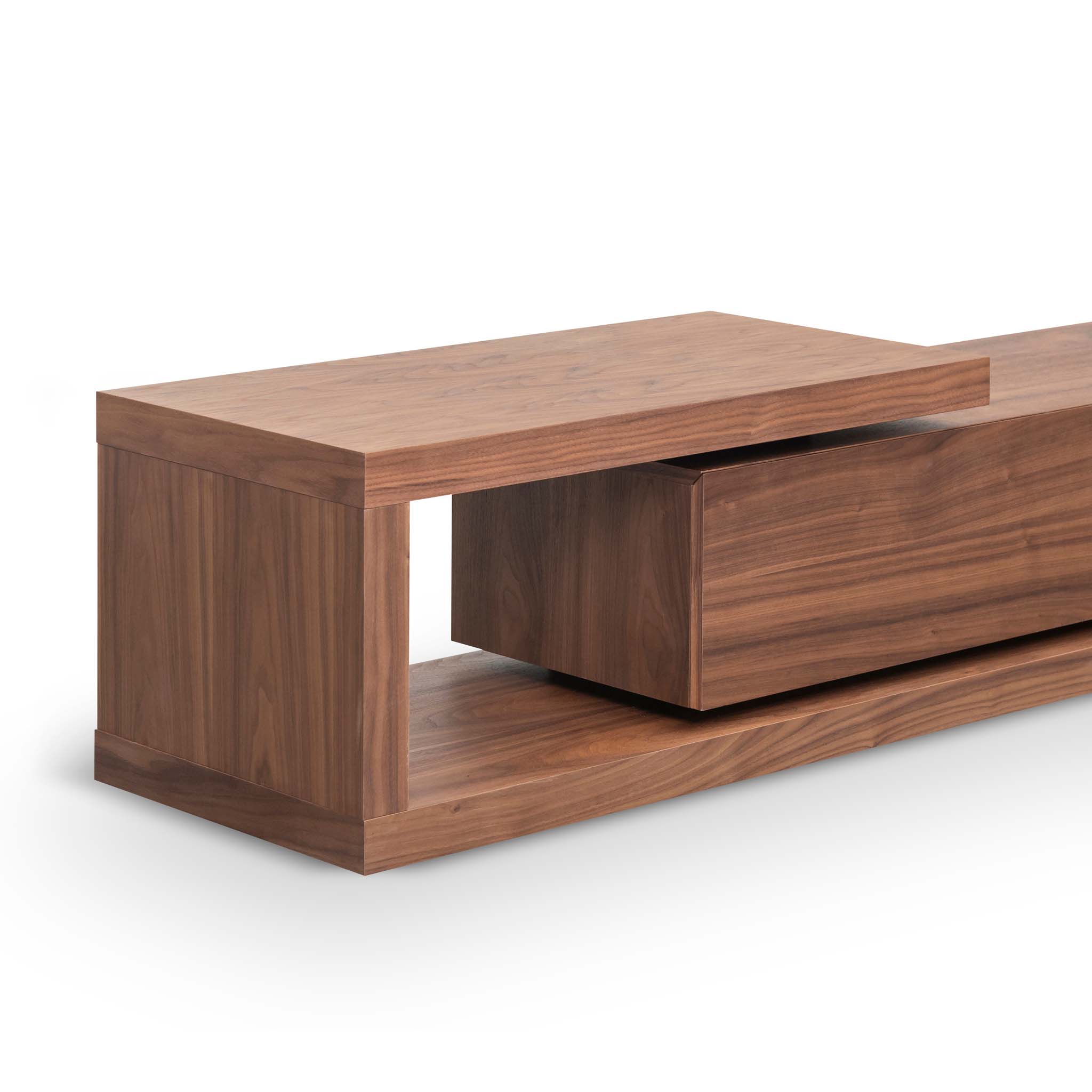 Extendable TV Entertainment Unit - Walnut - image 5