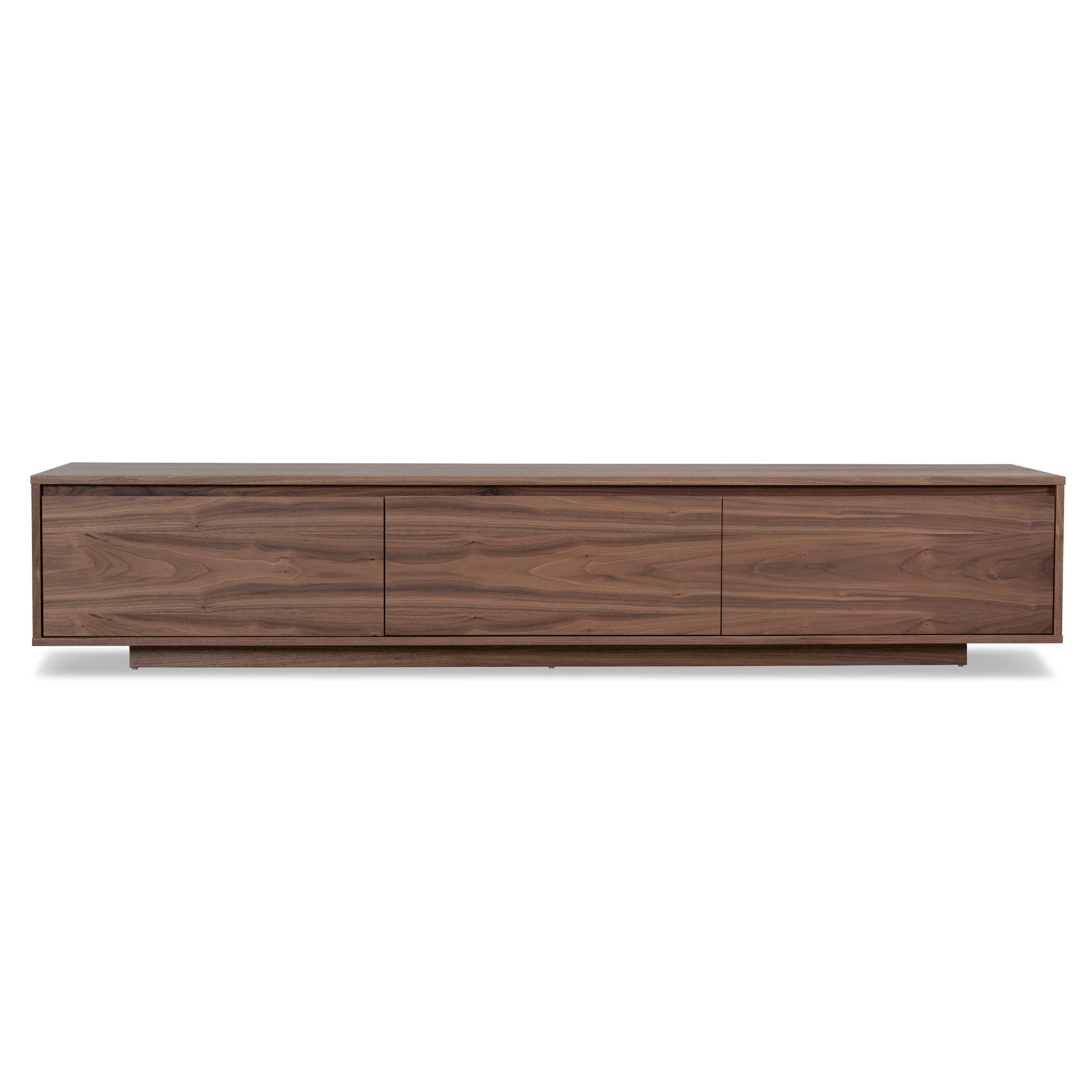 CTV8232-BB-V2 2.3m Wooden TV Entertainment Unit - Walnut