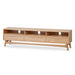 Wide TV Entertainment Unit - Natural Oak