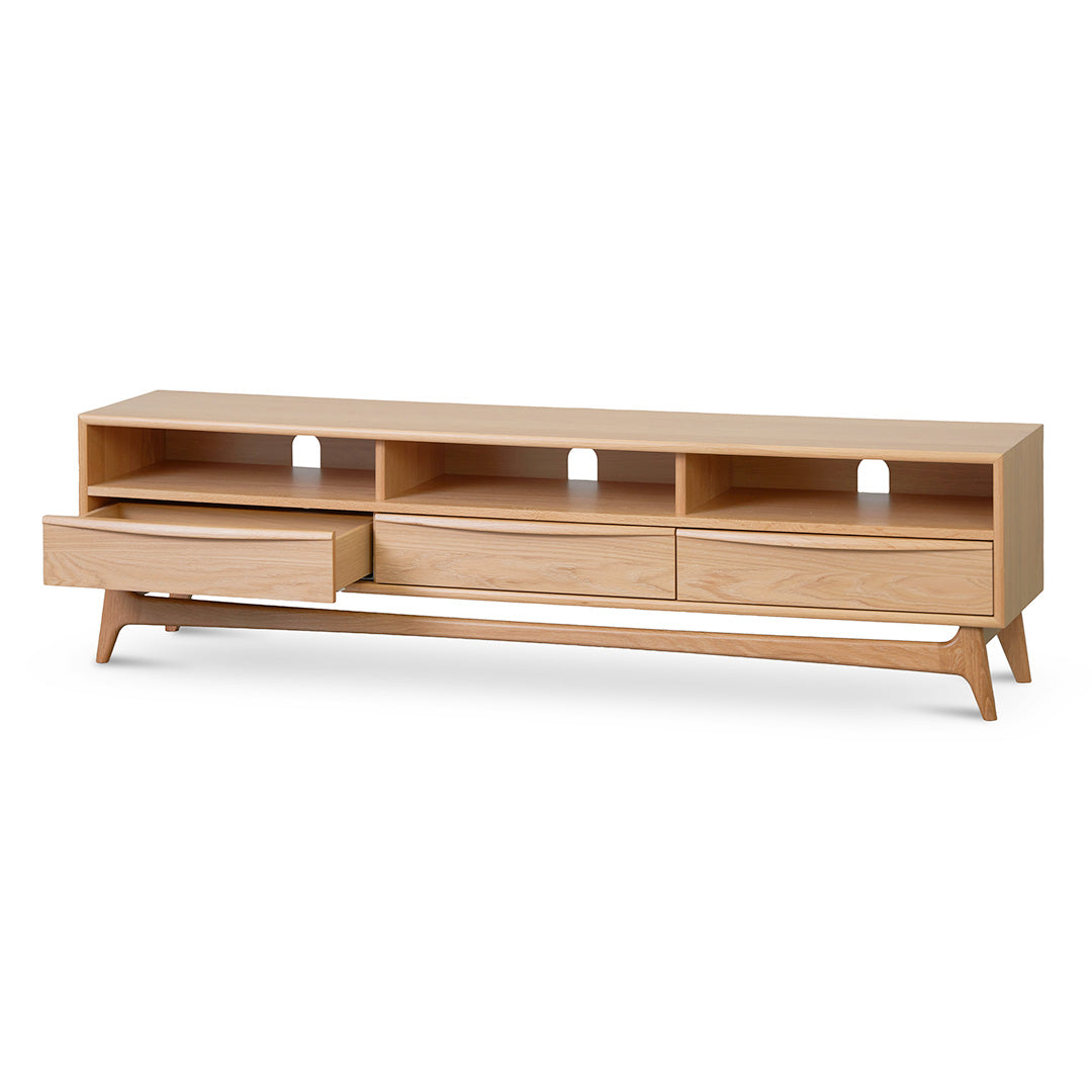 Wide TV Entertainment Unit - Natural Oak - image 2