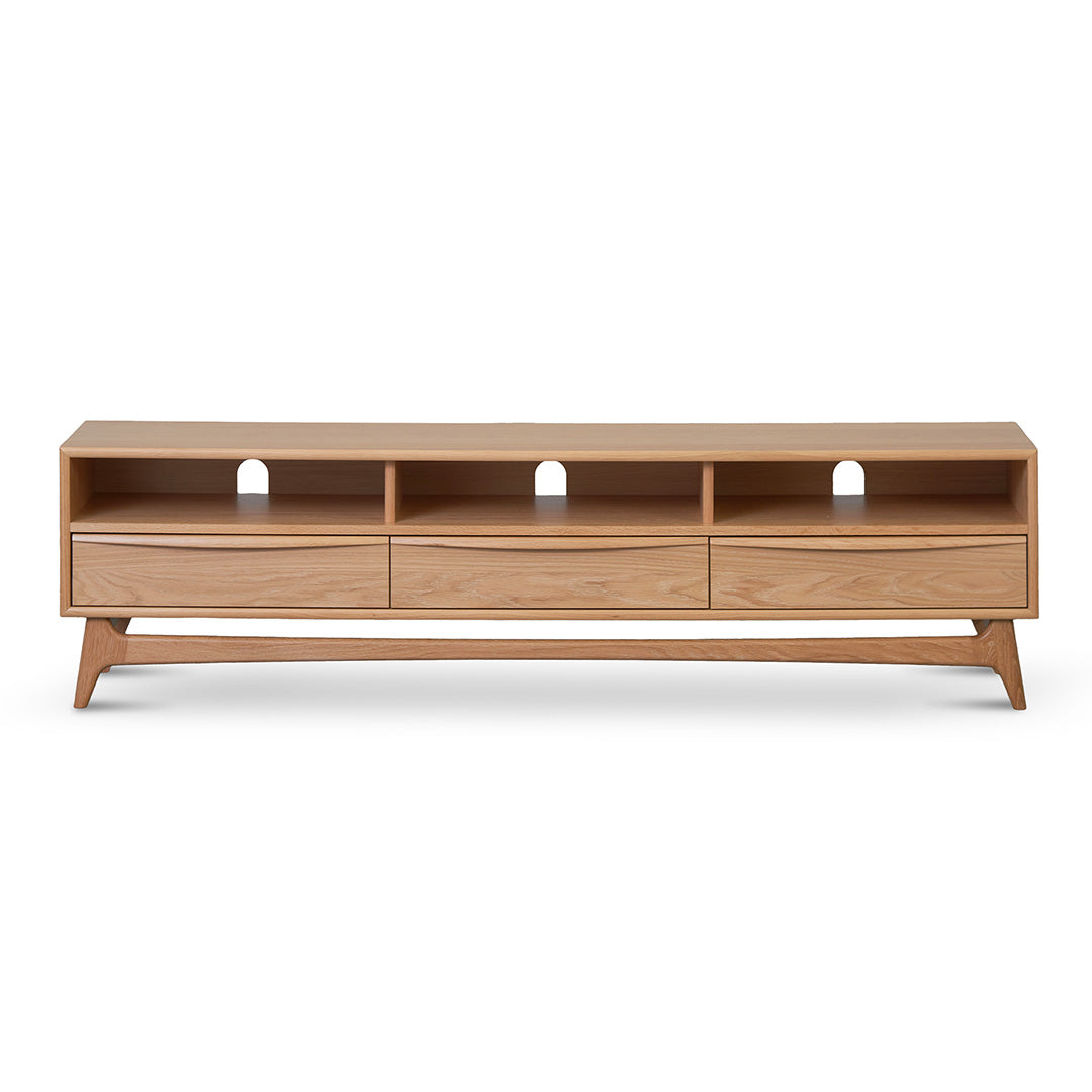 Wide TV Entertainment Unit - Natural Oak - image 5