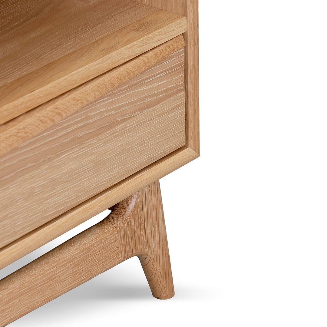 Narrow TV Entertainment Unit - Natural Oak - image 7