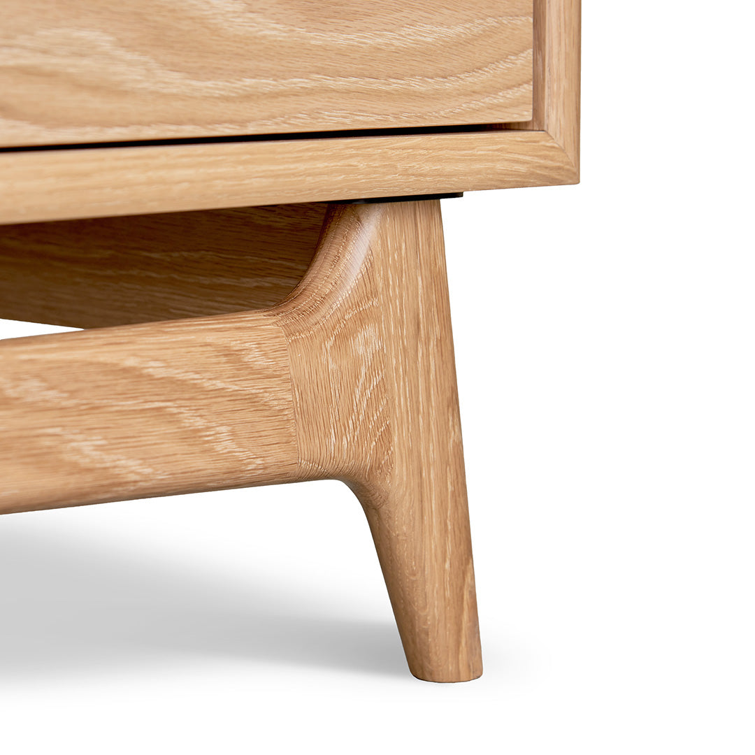 Narrow TV Entertainment Unit - Natural Oak - image 6