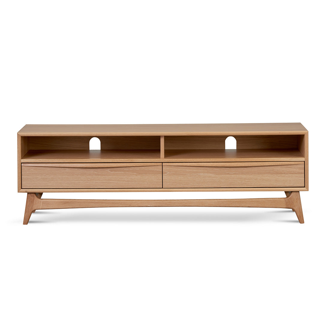 Narrow TV Entertainment Unit - Natural Oak - image 2
