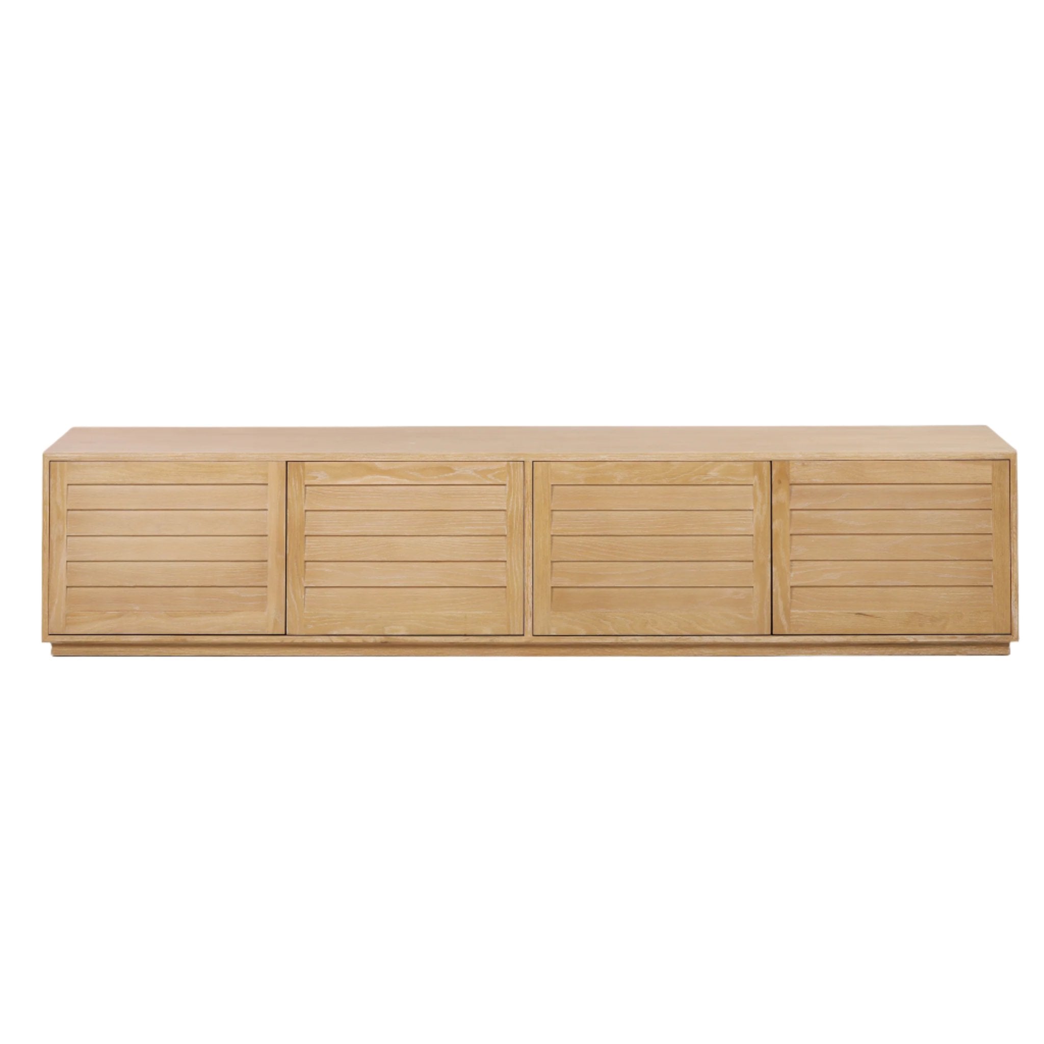 2.2m Elm TV Entertainment Unit - Natural