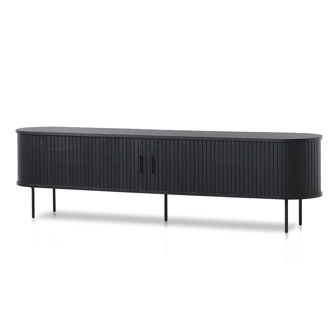 1.6m TV Entertainment Unit - Full Black - Dania