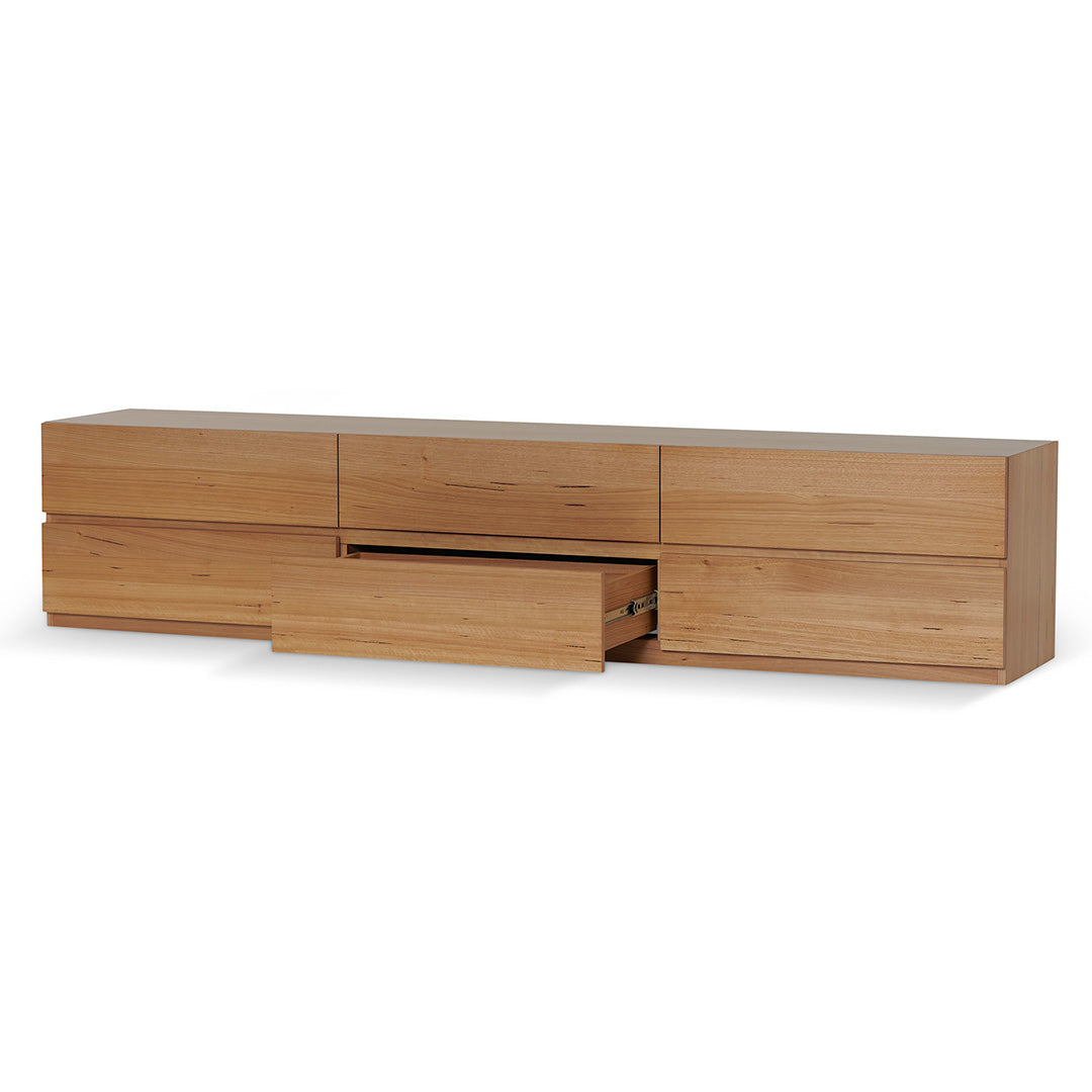 2.4m TV Entertainment Unit - Messmate