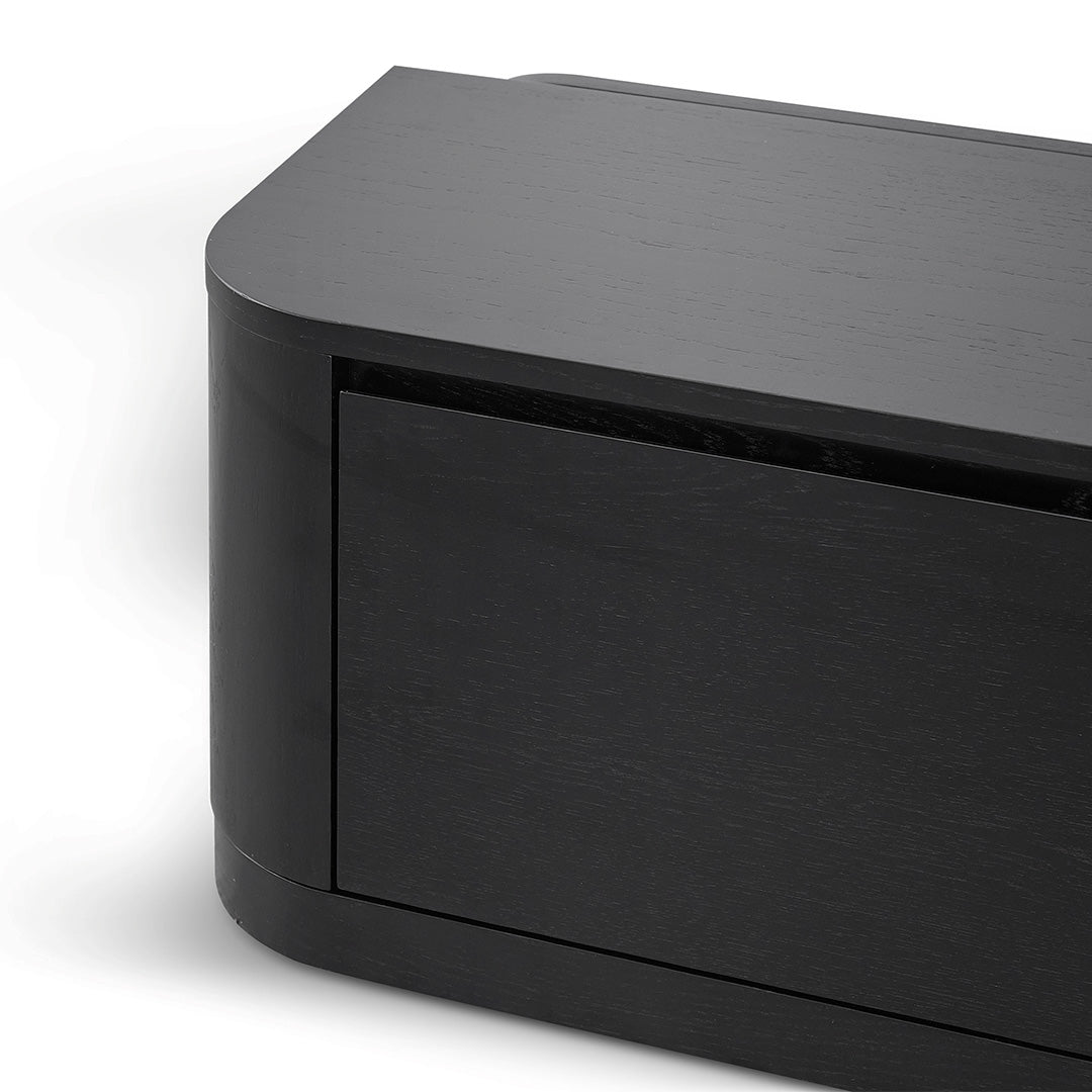 CTV8484-CN Expandable TV Entertainment Unit - Full Black Oak