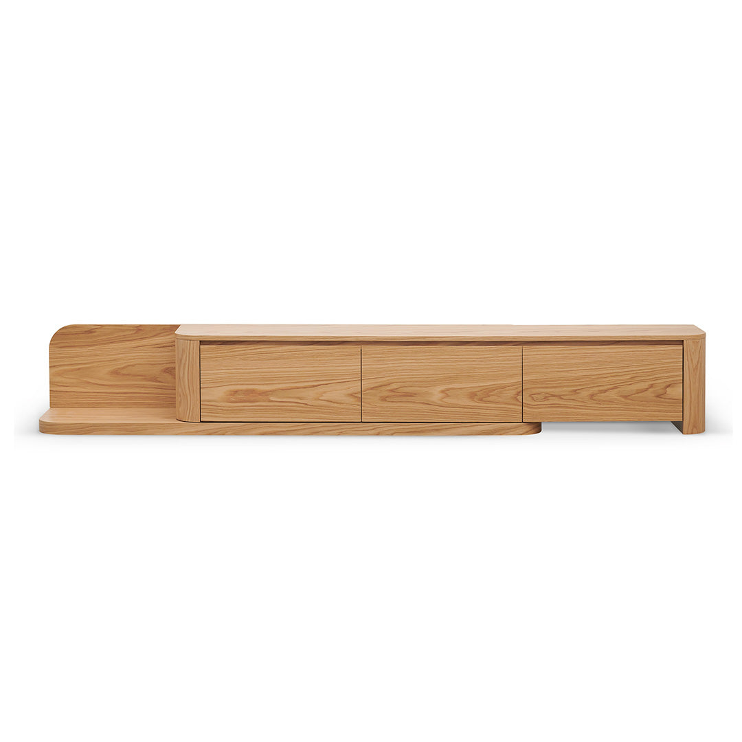 Expandable TV Entertainment Unit - Natural Oak