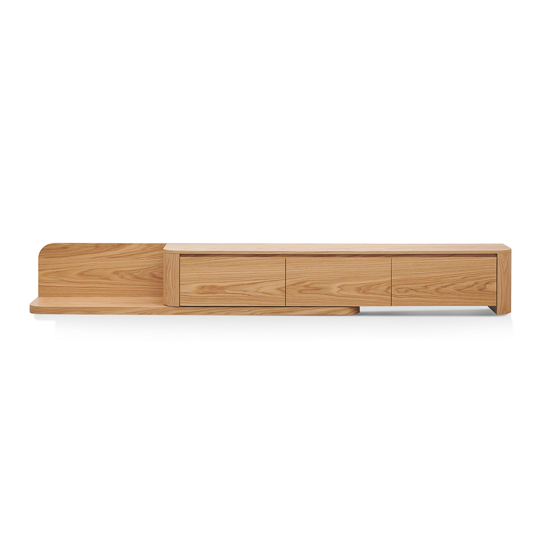 Expandable TV Entertainment Unit - Natural Oak