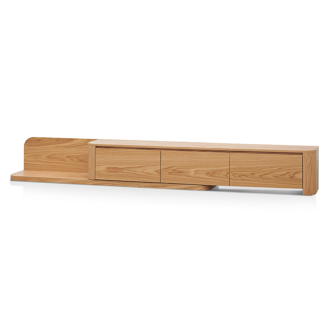 Expandable TV Entertainment Unit - Natural Oak