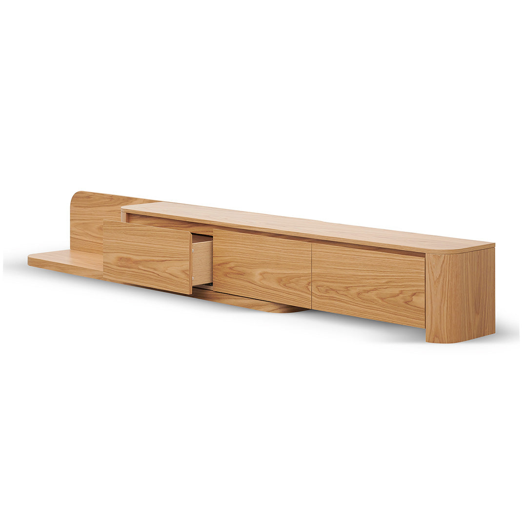 ExpandableTV Entertainment Unit - Natural Oak