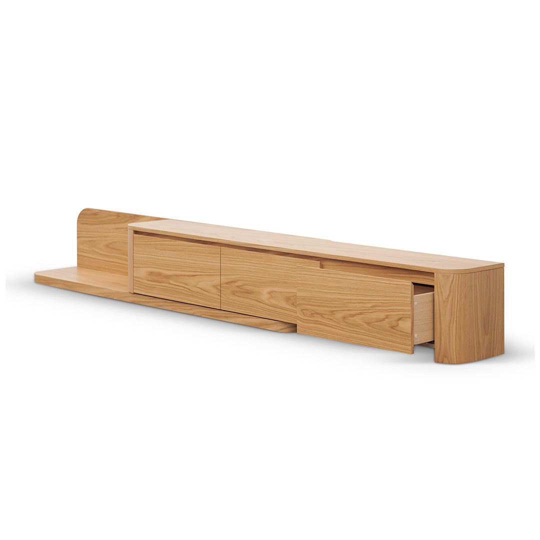 ExpandableTV Entertainment Unit - Natural Oak