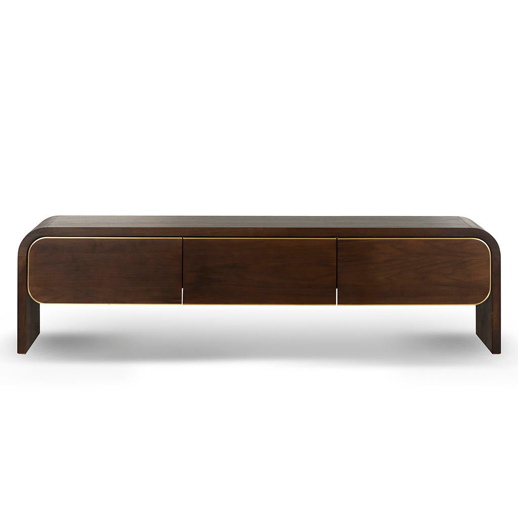 CTV8525-VA 2m TV Entertainment Unit - Walnut