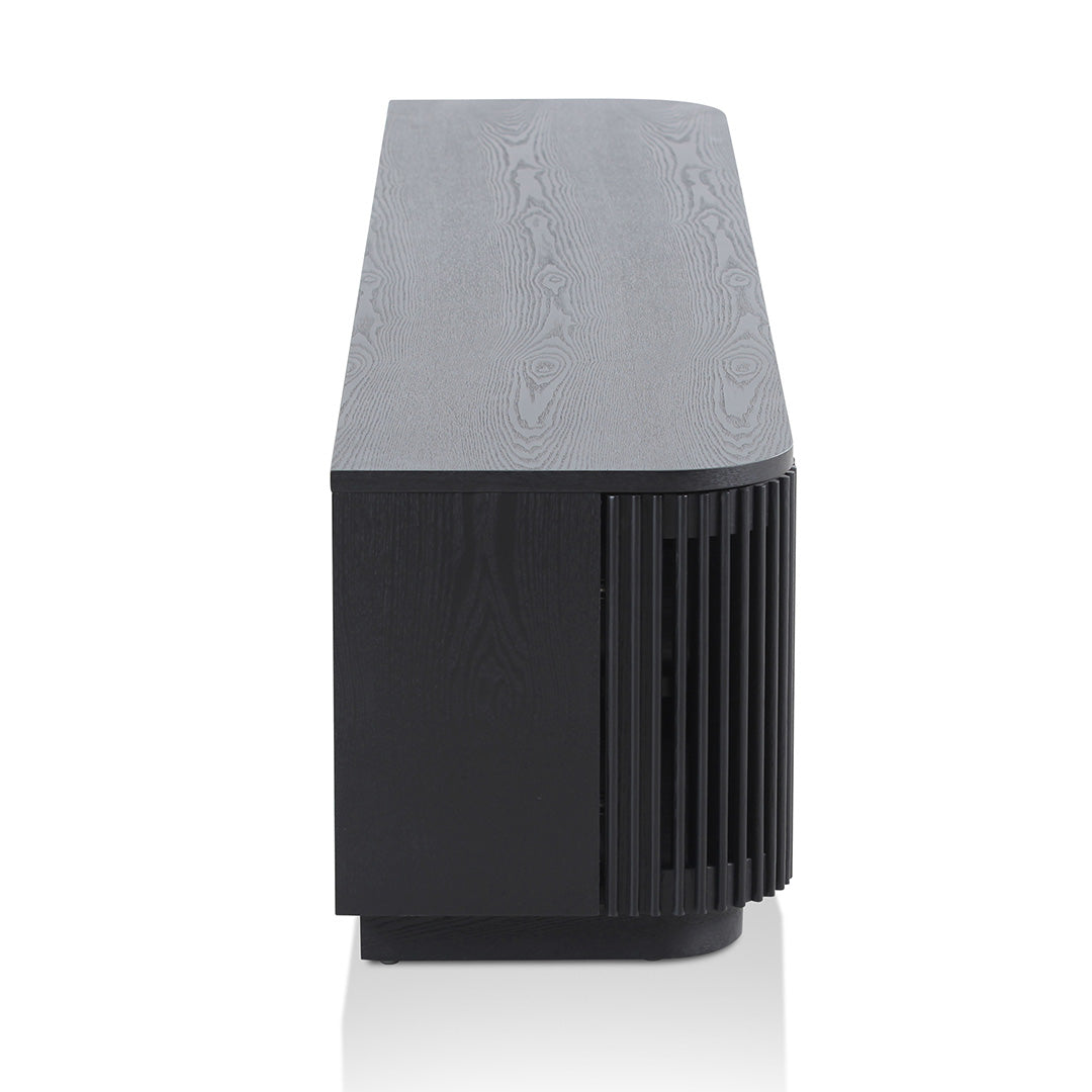 Asgeir 2m TV Unit - Full Black