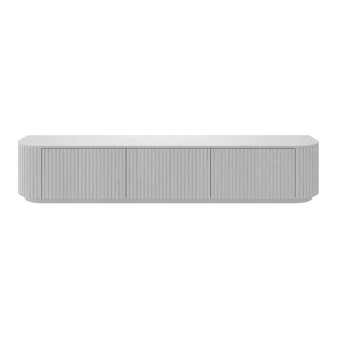 CTV8591-CN 2.4m TV Entertainment Unit - Full White Oak