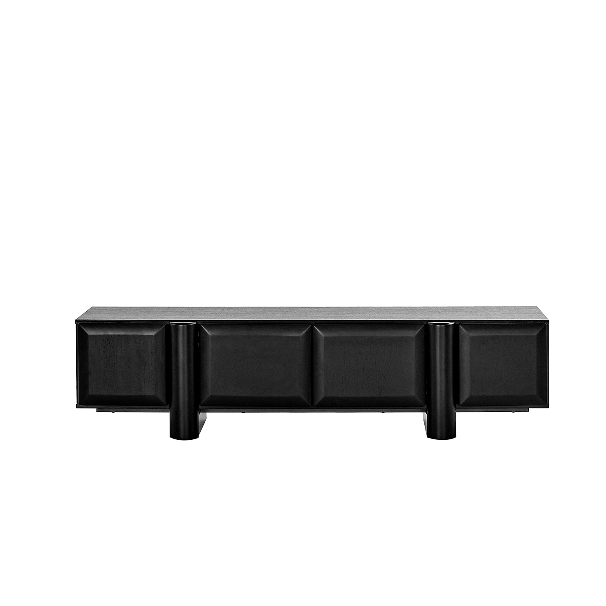 CTV8638-IG 1.6m TV Entertainment Unit - Full Black
