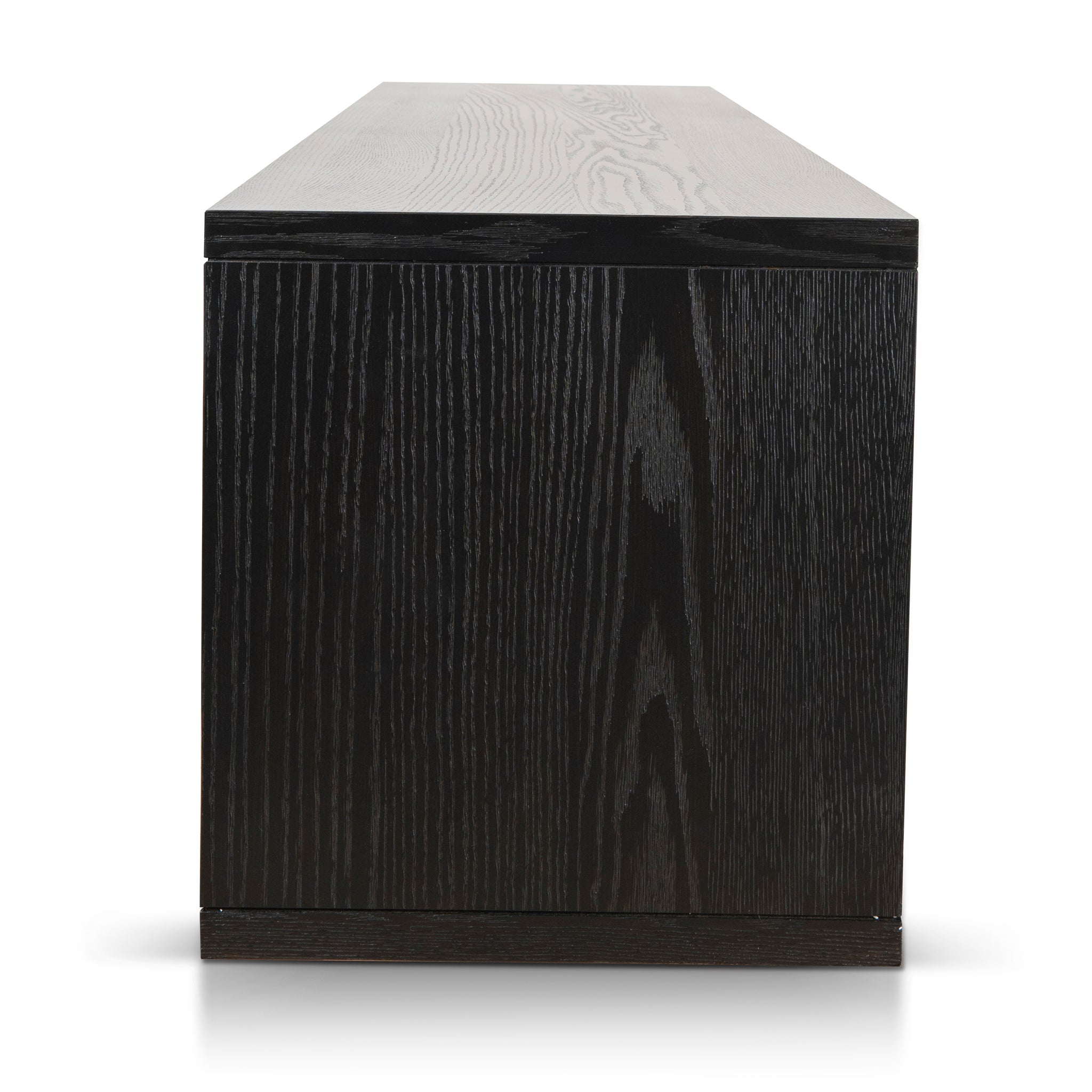 2m TV Entertainment Unit - Textured Espresso Black - image 6