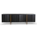 2m TV Entertainment Unit - Textured Espresso Black - image 3