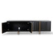 2m TV Entertainment Unit - Textured Espresso Black - image 4