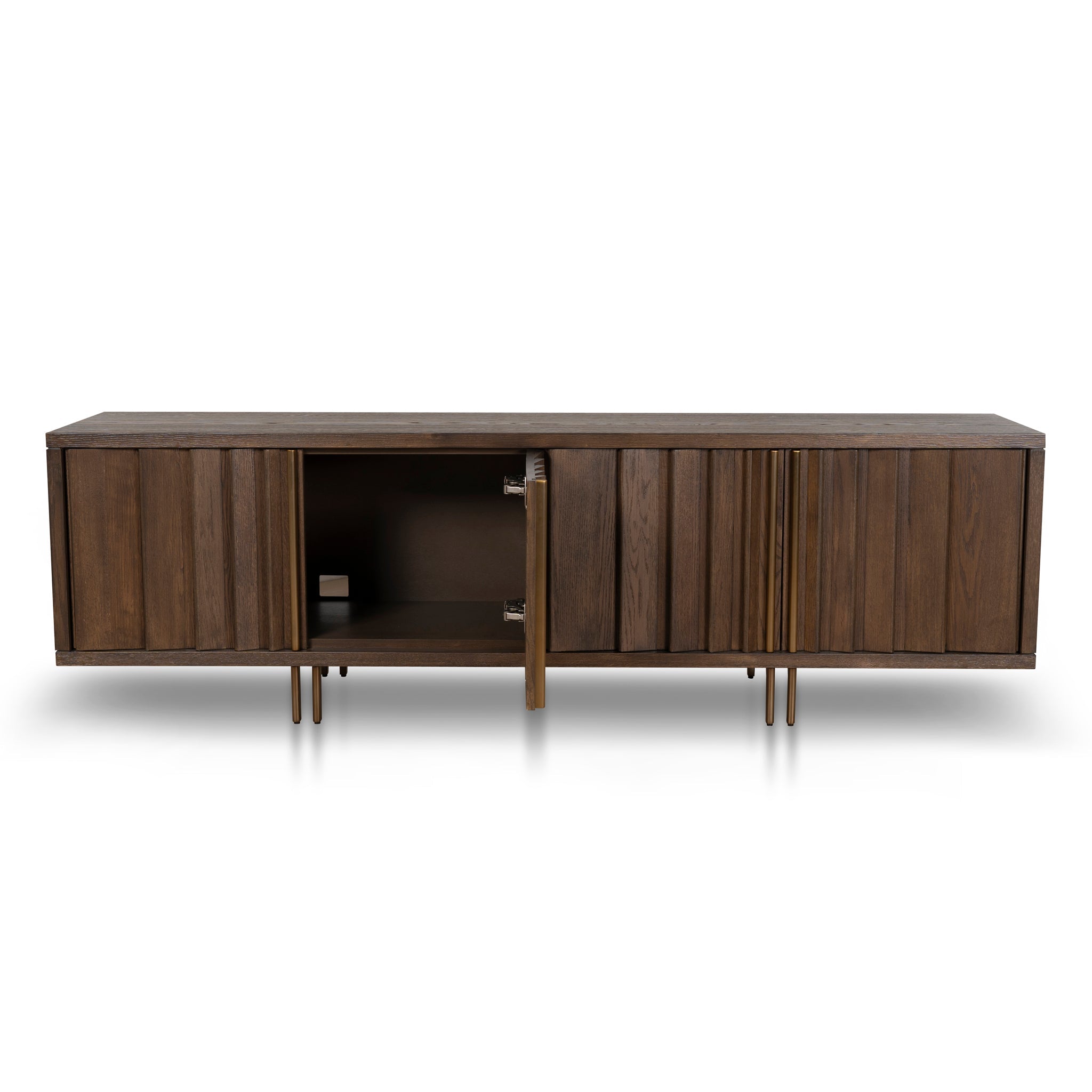 2m TV Entertainment Unit - Caramel Oak