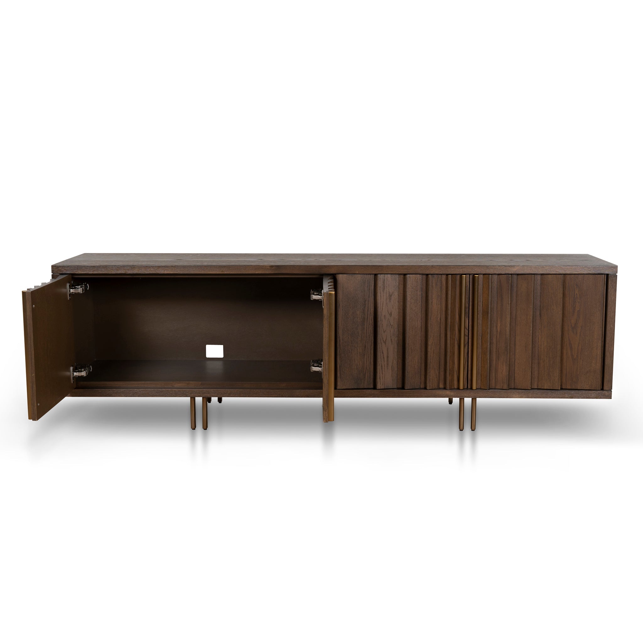 2m TV Entertainment Unit - Caramel Oak