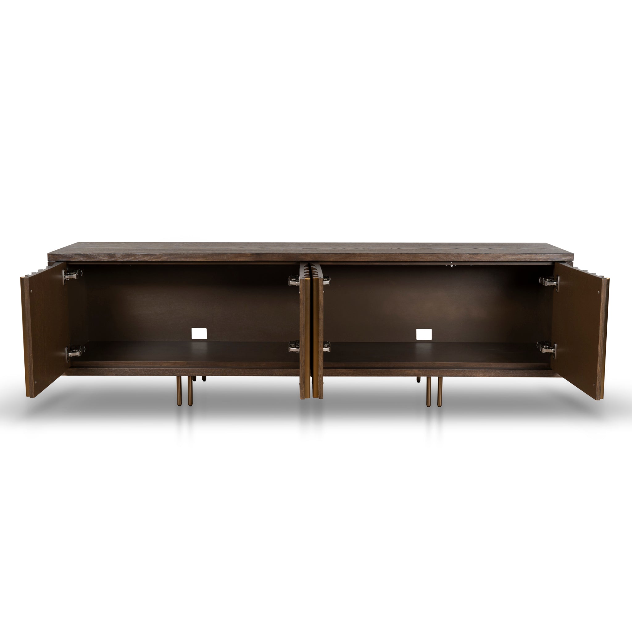 2m TV Entertainment Unit - Caramel Oak - image 3