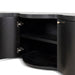 2.15m TV Entertainment Unit - Textured Espresso Black - image 8