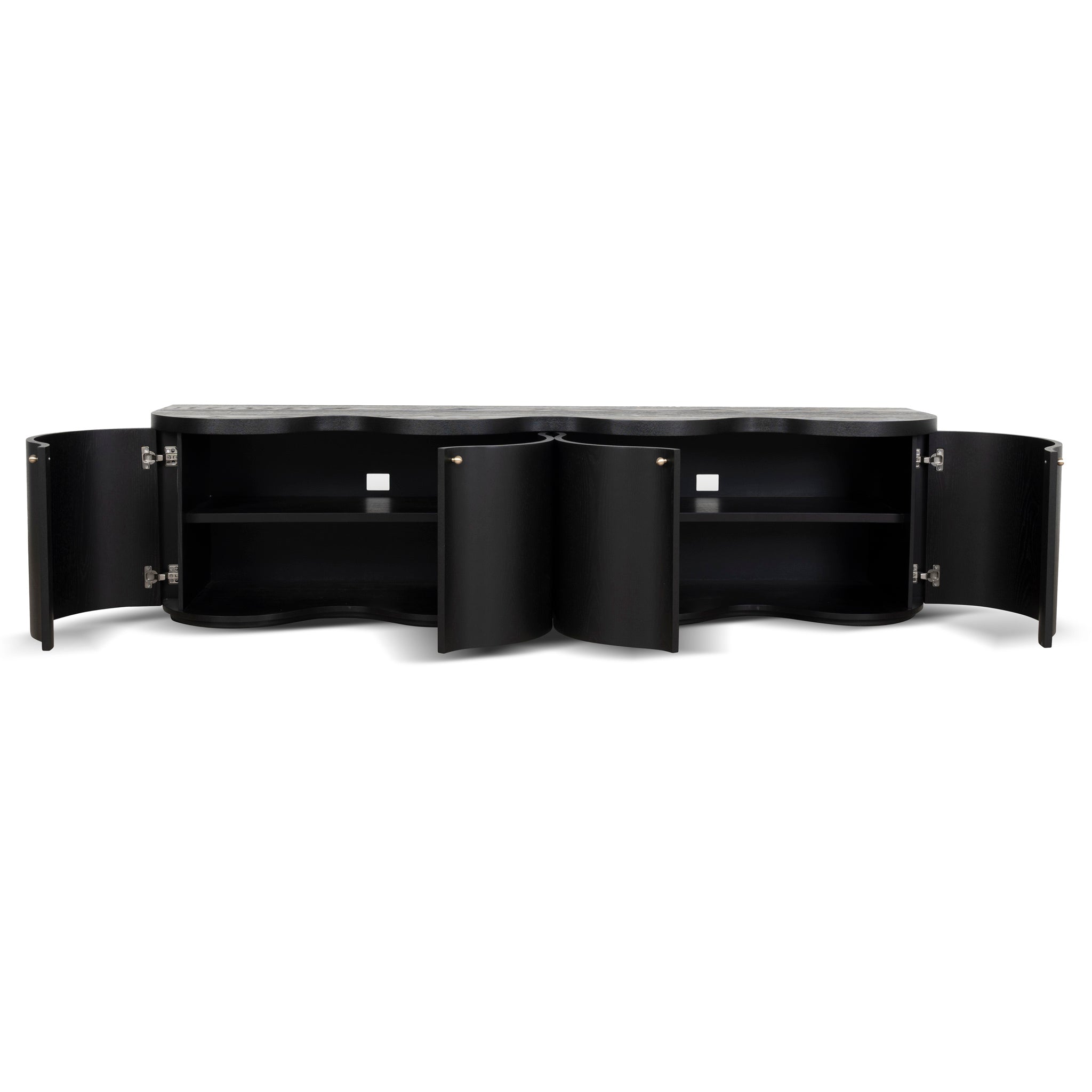 CTV8708-VA 2.15m TV Entertainment Unit - Textured Espresso Black