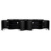2.15m TV Entertainment Unit - Textured Espresso Black - image 3