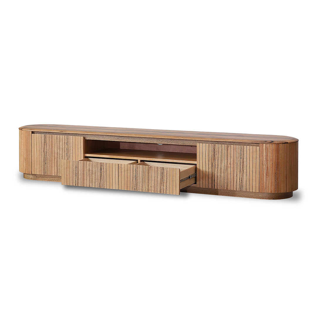 2.4m TV Entertainment Unit - Natural