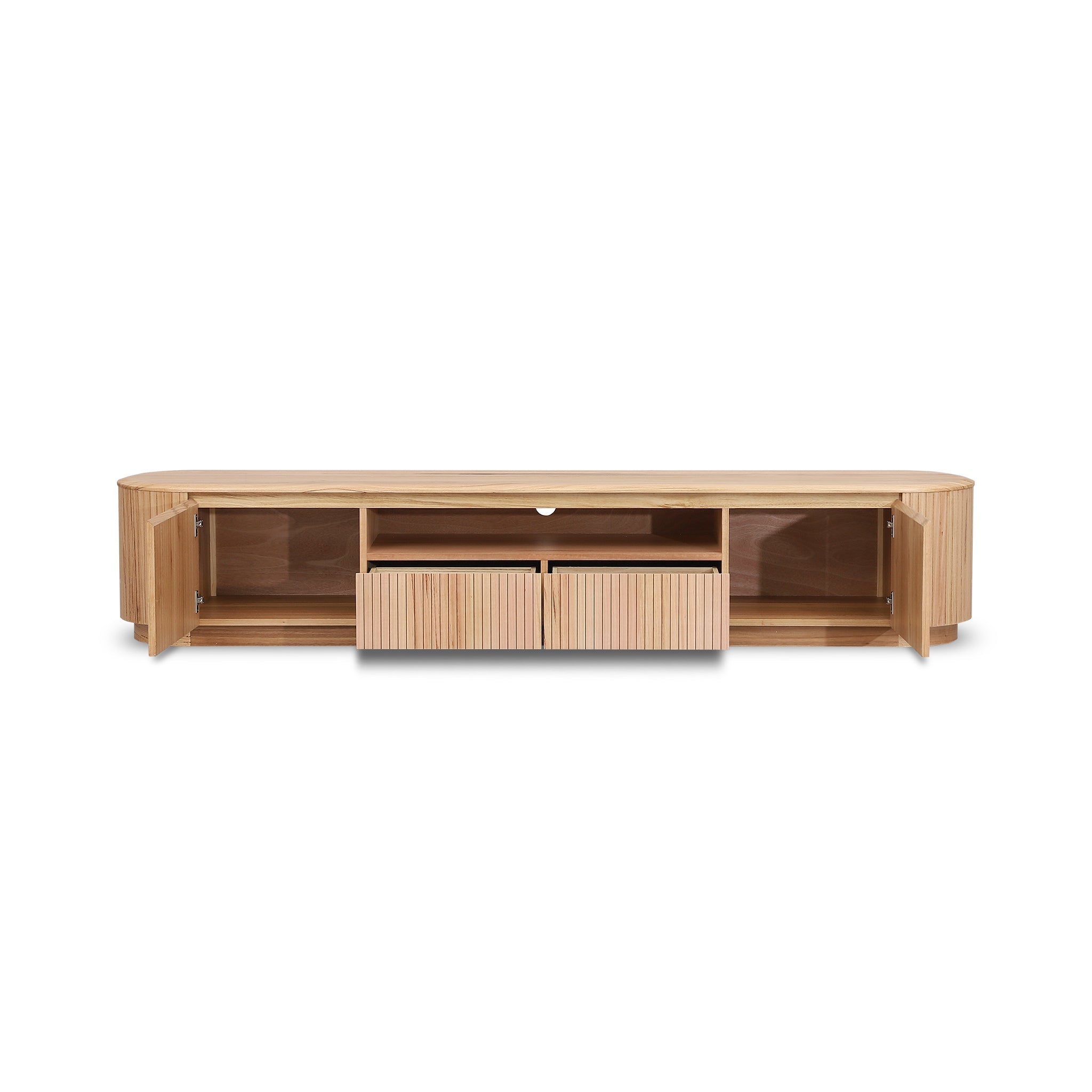 2.4m TV Entertainment Unit – Natural Ash