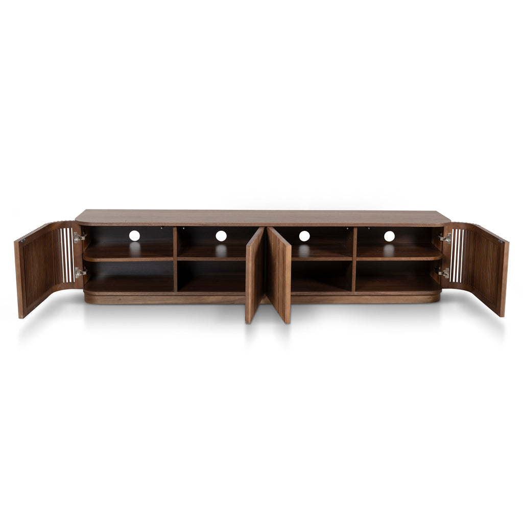 2m TV Entertainment Unit - Walnut