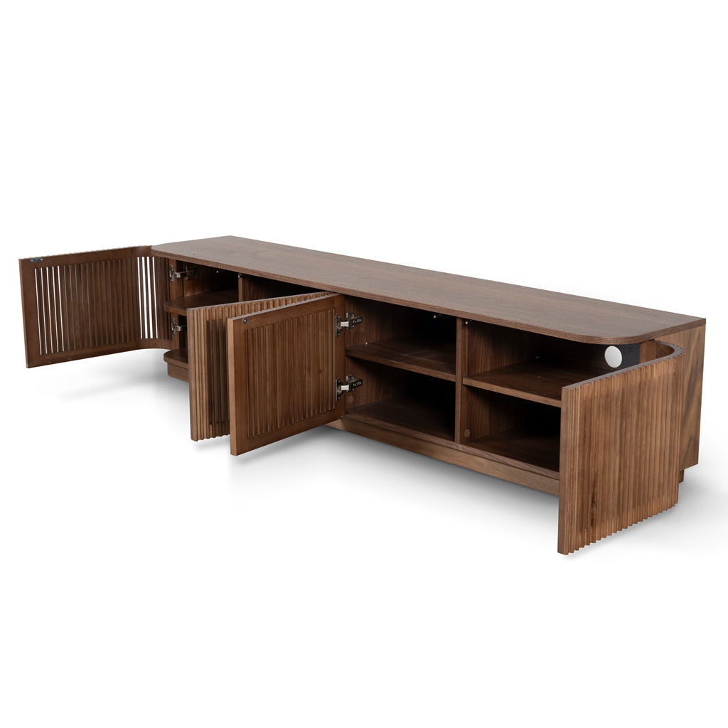 2m TV Entertainment Unit - Walnut