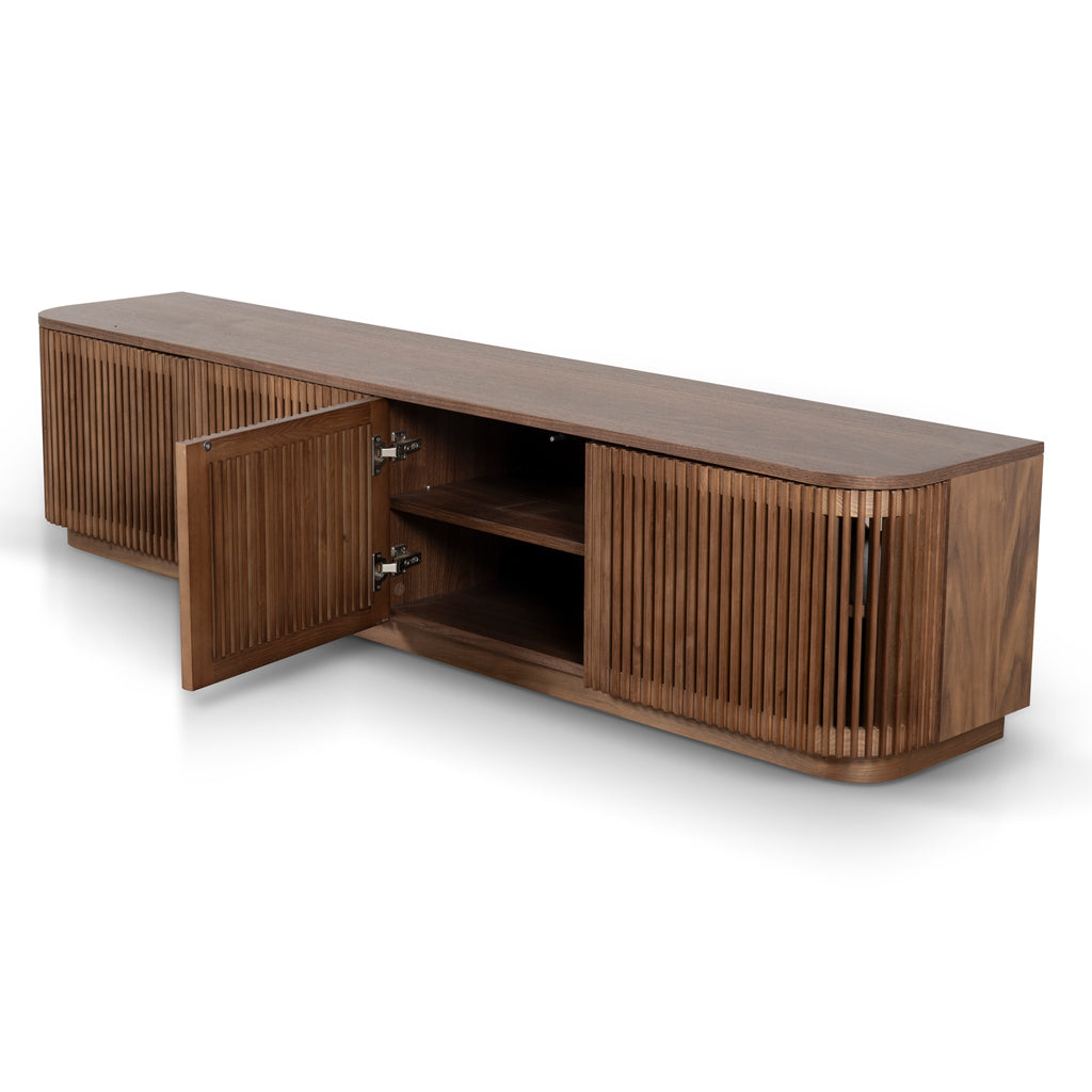 2m TV Entertainment Unit - Walnut