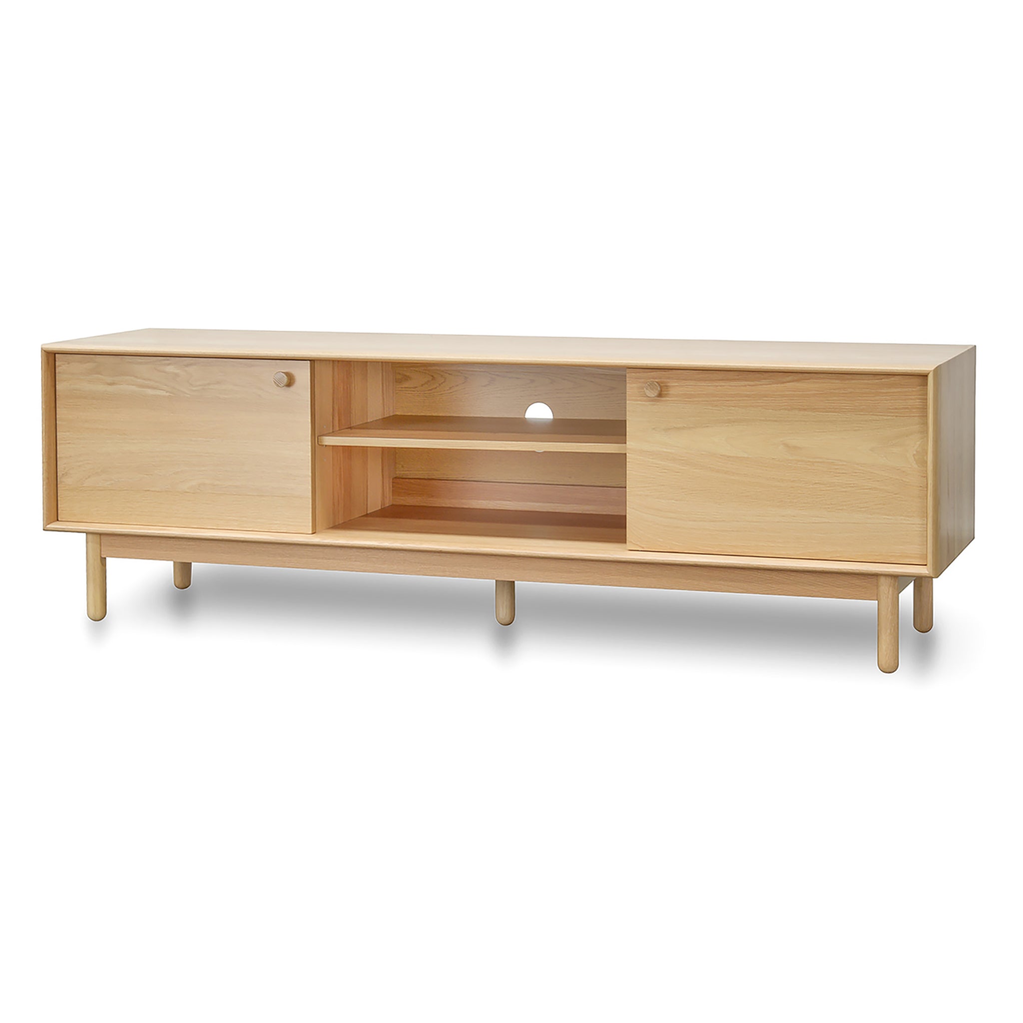 1.8m TV Entertainment  Unit - Natural